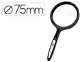 Lupa q-connect cristal bifocal 75 mm mango curvo