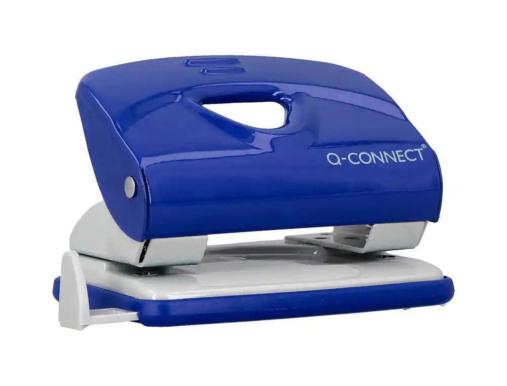 Taladrador q-connect kf14217 negro abertura 2 mm capacidad 20 hojas