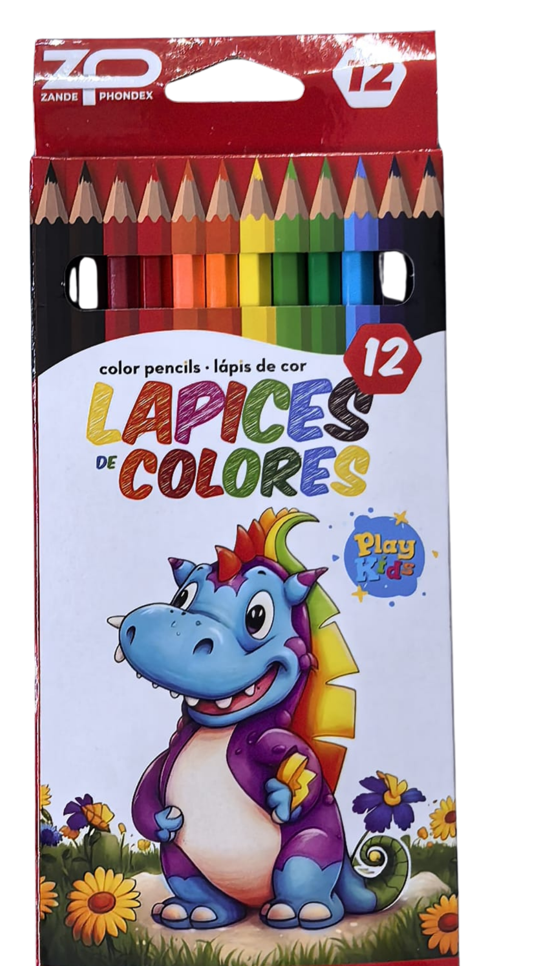 Lapices de colores de 12 uds.