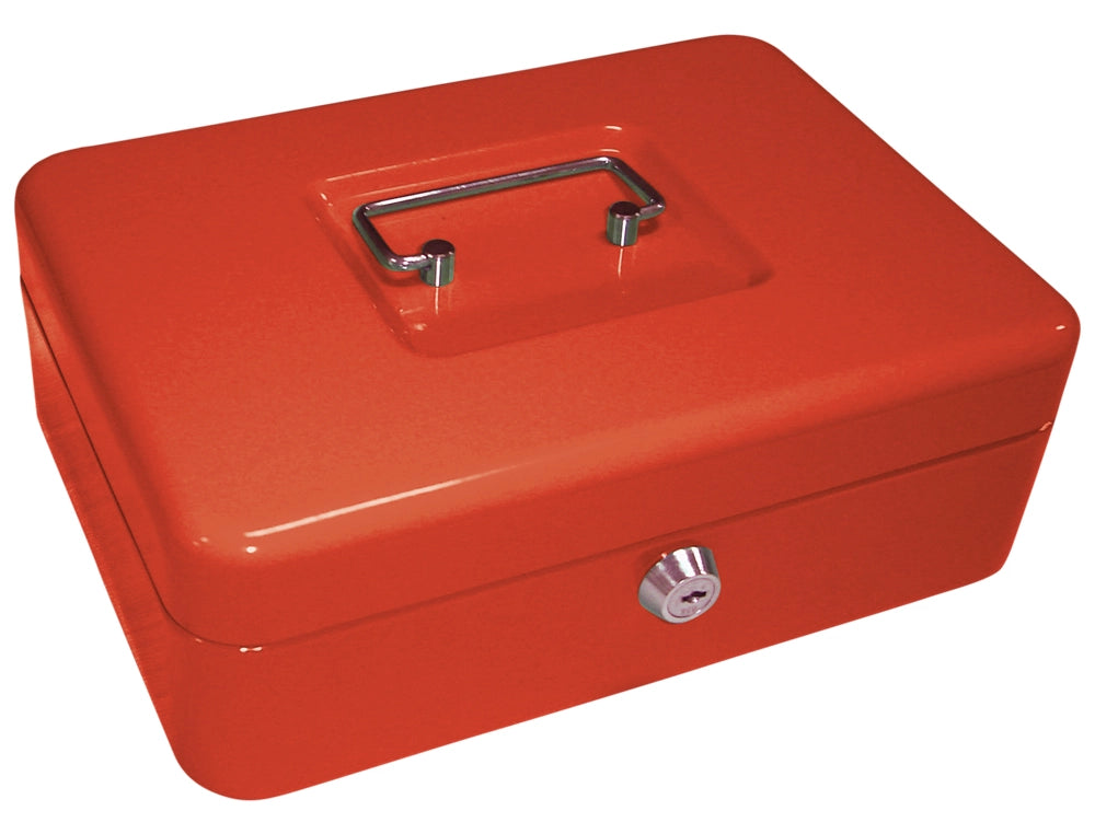Caja caudales q-connect 10" 250x180x90 mm negra con portamonedas