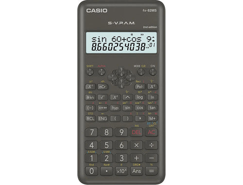 Calculadora casio fx-82msii cientifica 240 funciones pantalla de dos lineas