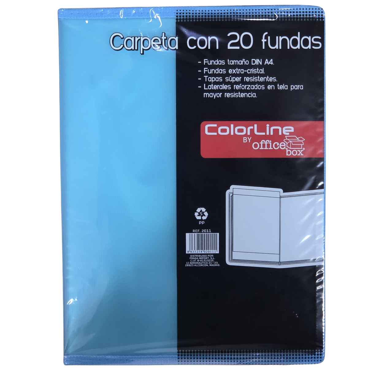 Carpeta 20 y 40 fundas Din A4