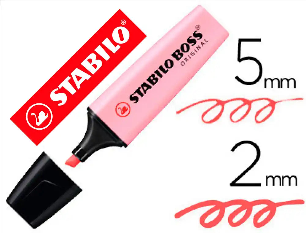 Rotuladores stabilo boss fluorescente 70