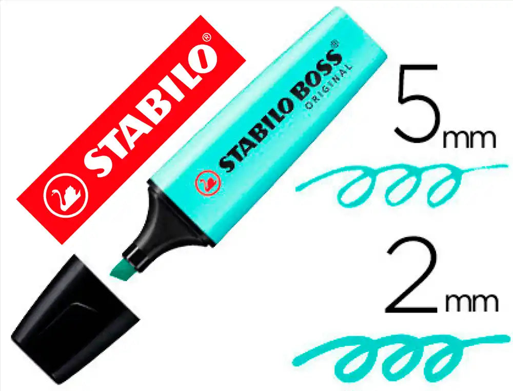 Rotuladores stabilo boss fluorescente 70