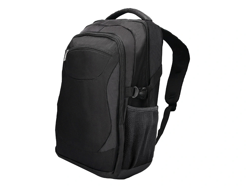 Mochila para portatil Q-connect 18" negra 1 asa 1 bolsillo exterior medidas 330x470x180 mm