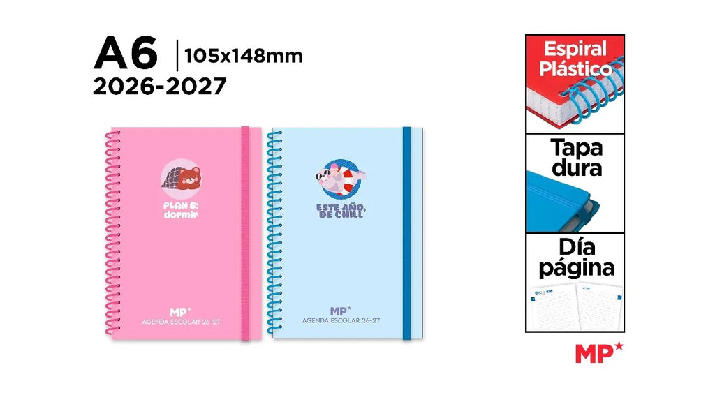 AGENDA ESCOLAR A6 DIA/PAG