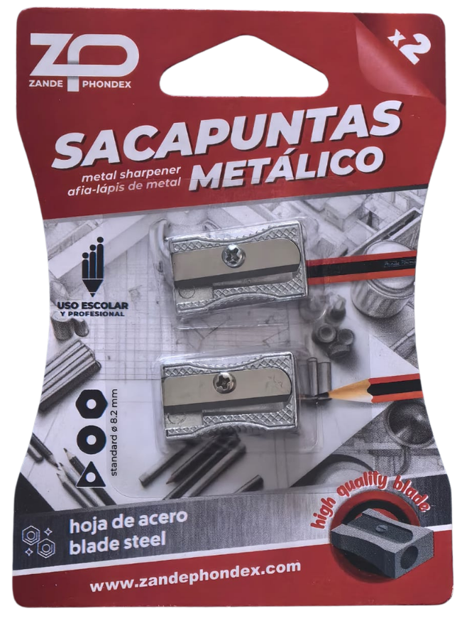 Sacapuntas metalico