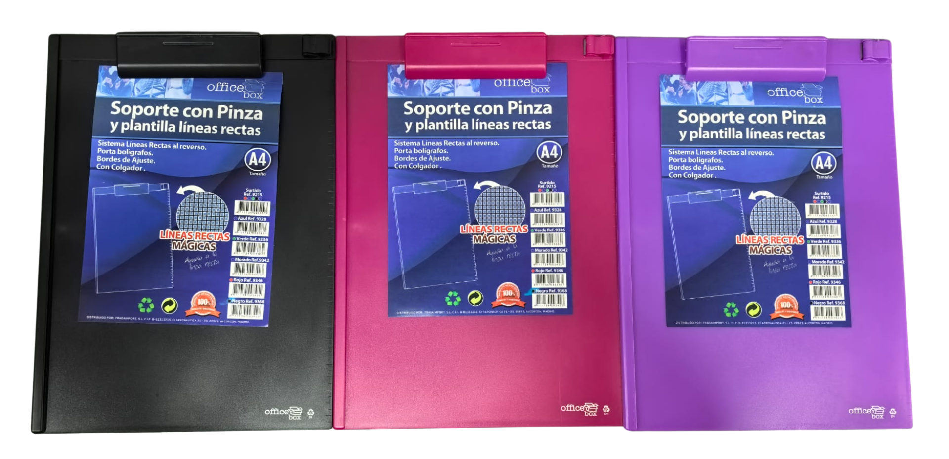 Soporte con Pinza y Plantilla lineas rectas