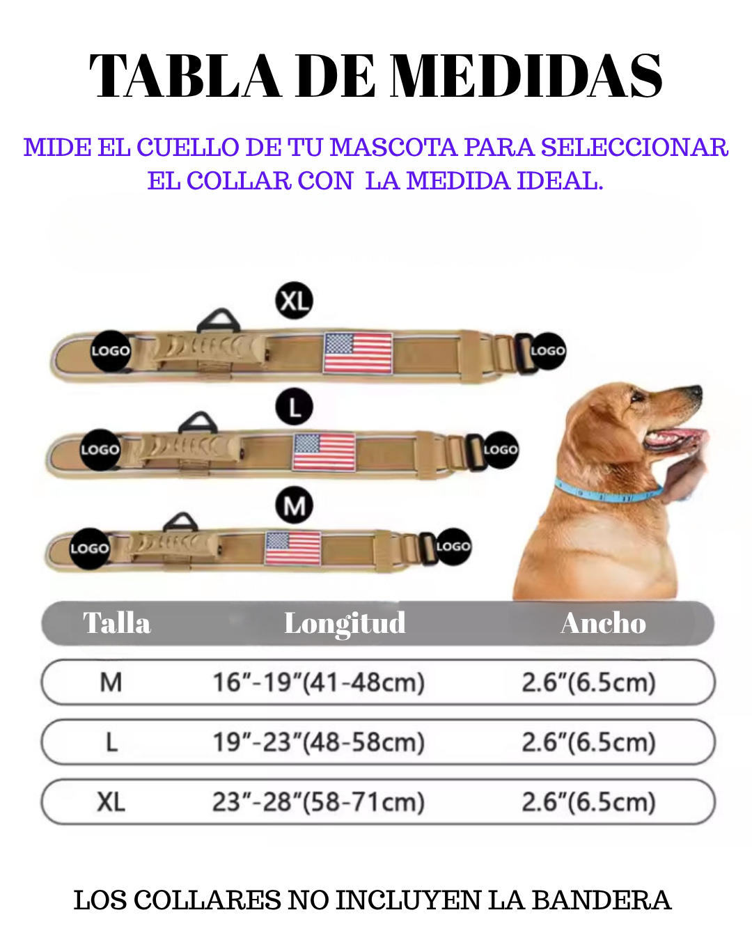 Collar tactico para perros