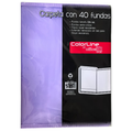 Carpeta 40 fundas Din A4