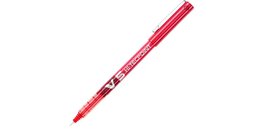 Pilot - Roller V5 Rojo Trazo 0 3mm Tinta Liquida Bx-v5-g
