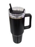 Vaso Térmico Blanco 1,2 L Inox Tapa Rosca 3 Posiciones Con Pajita Y Asa Ergonómica