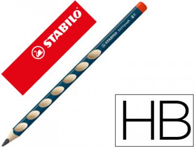 Lapices de grafito stabilo easygraph ergonomico para ambidiestros mina 3,15 mm hb