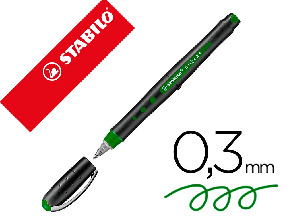 rotulador STABILO ROLLER BALL BL@CK 0,3 mm LILA
